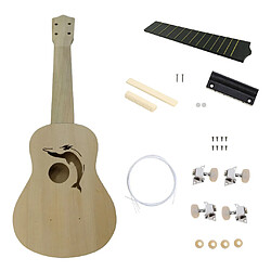 21 pouces ukulele diy kit hawaii guitare enfants jouet cadeau d'assemblage # 3