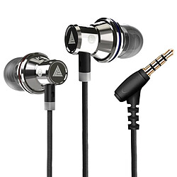 Wewoo Écouteur intra-auriculaire Écouteurs QKZ KD3 In-Ear en métal pour musique de sportversion de base