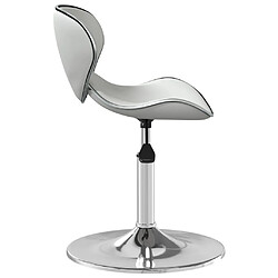 Avis vidaXL Tabouret de bar Blanc Similicuir