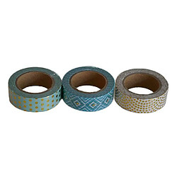 Acheter Rayher 3 masking tapes 10 m - Menthe-doré