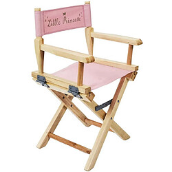 The Home Deco Kids Chaise metteur en scène pour enfant rose.