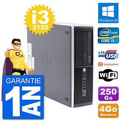 PC HP Compaq Pro 6300 SFF Intel i3-2120 RAM 4Go Disque Dur 250Go Windows 10 Wifi · Occasion 