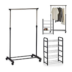 SET MEUBLE A CHAUSSURES ET PORTE MANTEAU ENSEMBLE ETAGERE CHAUSSURES ETAGERE RANGE CHAUSSURES RANGEMENT CHAUSSURES MEUBLE A CHAUSSURES 5 ETAGES 50X19X68CM PORTE VETEMENT LA PENDERIE NOIR 78X41X158CM+KIPIT SET MEUBLE A CHAUSSURES ET PORTE MANTEAU ENSEMBLE ETAGERE CHAUSSURES ETAGERE RANGE CHAUSSURES RANGEMENT CHAUSSURES MEUBLE A CHAUSSURES 5 ETAGES 50X19X68CM PORTE VETEMENT LA PENDERIE NOIR 78X41X158CM+NOIR