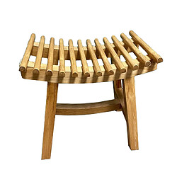 Collection Empro - Tabouret 47 cm en bois de Teck recyclé - ByCA