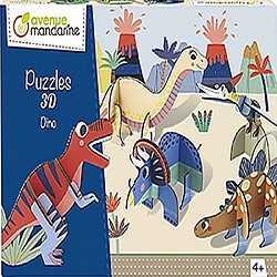 Puzzle Circus Avenue Mandarine Dinosaures