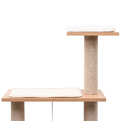 Acheter Arbre à chat,niche pour chat avec tapis à gratter en sisal 123 cm -MN38214