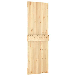 Acheter vidaXL Porte coulissante et kit de quincaillerie 70x210 cm pin massif