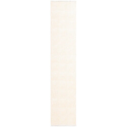 Vidal Tapis de couloir en laine 399x79 beige Darya