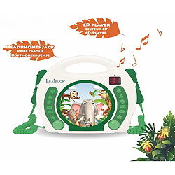 LEXIBOOK Lecteur CD portable avec 2 microphones Animaux