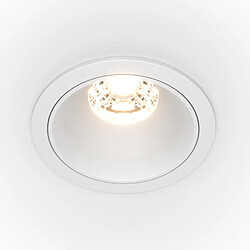 MAYTONI Downlight Encastré Rond Dimmable Blanc, 550lm, 4000K