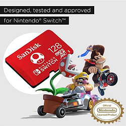 Avis SanDisk Carte mémoire flash 128 Go UHS-I U3 microSDXC UHS-I pour Nintendo Switch