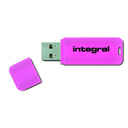 Clé USB INTEGRAL NEON ROSE 128 GO