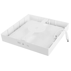 Acheter Wewoo Dalle LED Lumière carrée blanche chaude de 18W LED, flux lumineux: 1480lm, taille: 22.5cm x 22.5cm x 3.5cm