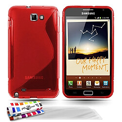 Muzzano Coque + 3 Films SAMSUNG GALAXY NOTE ""Le S"" Rouge