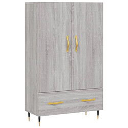 Maison Chic Buffet,Meuble de Rangement,commode pour salon,Cuisine sonoma gris 69,5x31x115 cm bois d'ingénierie -MN47010