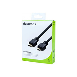 ABI DIFFUSION DACOMEX Cordon HDMI haute vitesse avec Ethernet - 1 m 