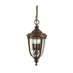 Elstead Lighting Lampe sur pied extérieur English Acier,Verre pressé Bronze britannique