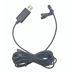 Avis Micro omnidirectionnel à pince à revers USB pour ordinateur portable, PC, téléphone portable, parfait pour le Podcasting, les jeux, l'enregistrement,