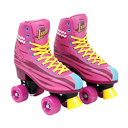 Giochi Preziosi Soy Luna - YLU32410 - Patins à Roulettes Entrainement Pour Fille - Pointure 36/37 - Rollers à Lacets Rose