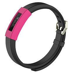 Wewoo Protection écran Dispositif portable intelligentétui de en silicone de couleur unie pour FITBIT Alta / HR rose rouge 