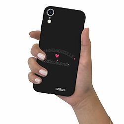 Evetane Coque iPhone Xr Silicone Liquide Douce Anti Chocs, Housse de Protection noir pas cher