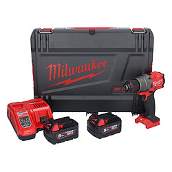 Milwaukee M18 FPD3-502X Perceuse-visseuse à percussion sans fil 18 V 158 Nm Brushless ( 4933479860 ) + 2x batterie 5,0 Ah +