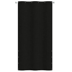 vidaXL Écran de balcon Noir 120x240 cm Tissu Oxford