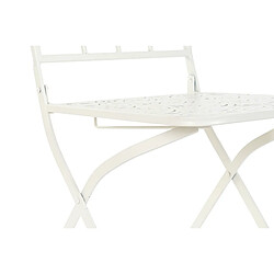 Avis Chaise de jardin DKD Home Decor Métal Blanc (40 x 48 x 93 cm)