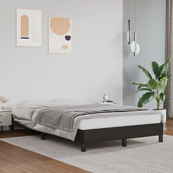 vidaXL Cadre de lit sans matelas noir 120x200 cm similicuir 