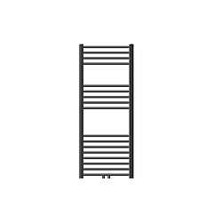 LuxeBath Radiateur sèche-serviette forme droite anthracite connexion central 50x120 cm