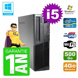 PC Lenovo M91p SFF Intel I5-2400 4Go Disque 500Go Graveur Wifi W7 · Occasion 