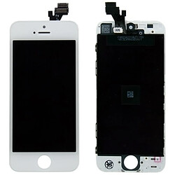 Wewoo Pour iPhone 5 LCD + blanc Cadre LCD + Touch Pad Digitizer Assemblée pièce détachée 3 en 1 