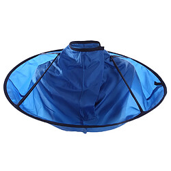 Pro Coupe Cheveux Cape Attrape Cheveux Coiffure Parapluie Cape Kit Bleu