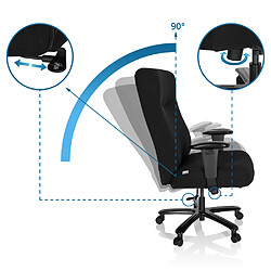 Siège pivotant XXL XXL EVEREST I Noir hjh OFFICE