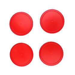 4 pièces Red Air hockey pucks accessoires de remplacement 3 tailles à choisir 51mm