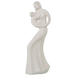 Figurine Décorative Alexandra House Living Beige Céramique Femme Bébé 15 x 15 x 47 cm 