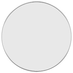 vidaXL Miroir mural Argenté Ø 50 cm Rond