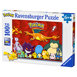 Ravensburger Puzzle Enfant 100 pièces XXL Mes Pokémons Préférés en Carton Épais et Résistant Multicolore pas cher