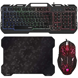 Pack Clavier Souris Tapis Gamer ORIOS WASDKEY compatible PS4, PS3 et Xbox One