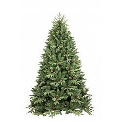 Alter Sapin de Noël "Stella", Hauteur 180 cm, Avec pommes de pin incluses, 839 branches, 122 x 122 x 180 cm