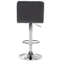 Avis Non Tabouret de bar Peru velours chrome