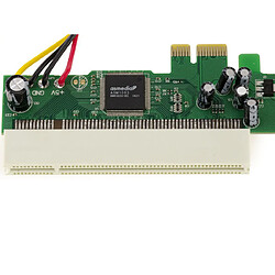 Kalea-Informatique Adaptateur Convertisseur PCI vers PCI Express PCIe 1x Pour PCI 32 Bit en 5V - CHIPSET ASMEDIA Pour PCI 32 Bit en 5V - CHIPSET ASMEDIA