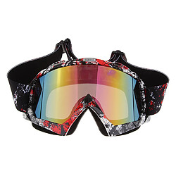 Anti brouillard moto VTT VTT course lunettes lunettes A018 miroir coloré