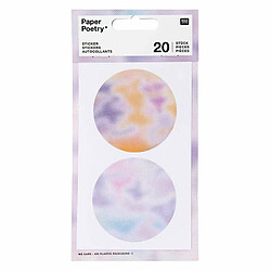 Rico Stickers ronds - Flou pastel - 20 pièces