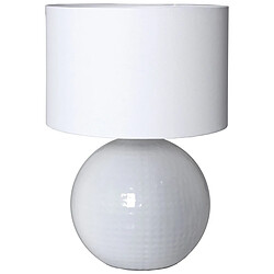 Lampe de bureau Alexandra House Living Blanc Verre 60 W 38 x 58 x 38 cm