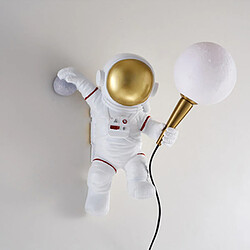 Acheter Universal Lampe murale de l'astronaute lampe de mur créative Allele de salon (câblage, sans fiche, pas inclure l'ampoule)