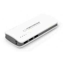 Esperanza EMP106WE Radium banque d'alimentation électrique Gris, Blanc 8000 mAh