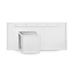 Avis TemaHome - Étagère Murale Cube Cubic 100cm Bleu Foncé & Blanc