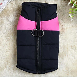 Wewoo Vêtements rose pour chien, Taille: S, Poitrine: 38cm, Longueur du dos: 27cm Veste de ski en coton