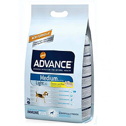 Advance Diet Croquettes Advance pour chiens Light Medium Sac 12 kg 